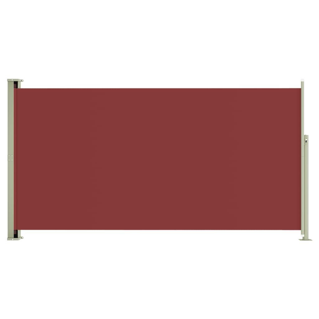 vidaXL Copertină laterală retractabilă de terasă, roșu, 160x300 cm