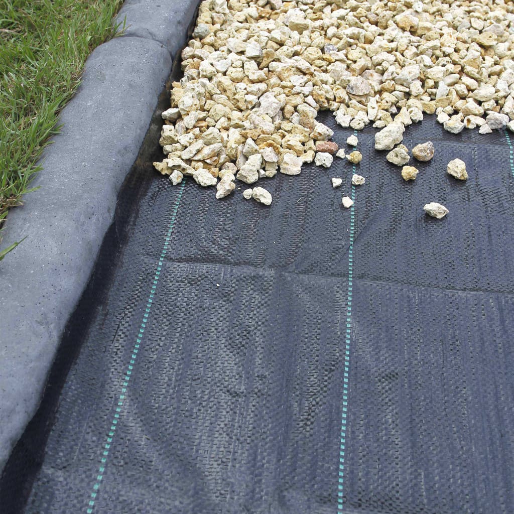 Nature Folie antiburuieni pentru sol, negru, 2,1x50 m