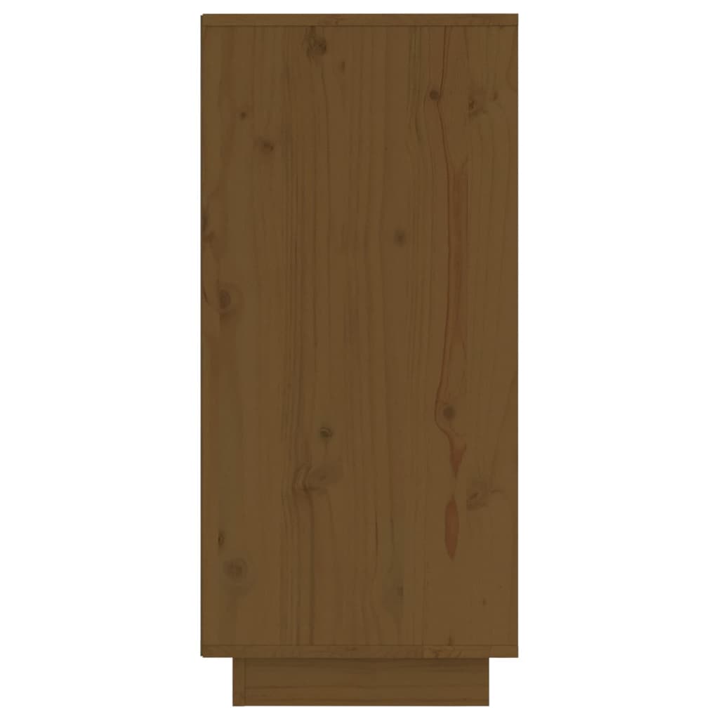 vidaXL Servante, 2 buc., maro miere, 31,5x34x75 cm, lemn masiv pin
