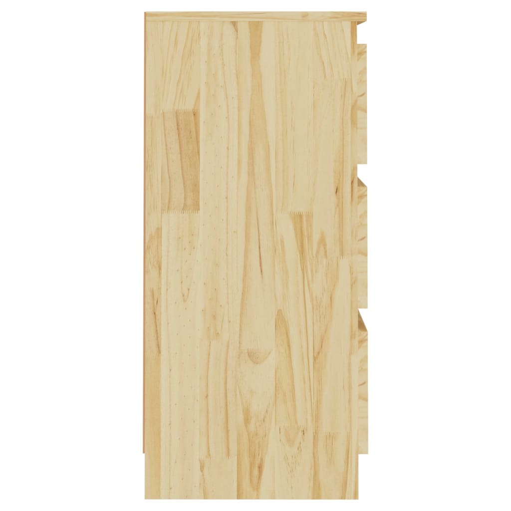 vidaXL Noptiere, 2 buc, 40x29,5x64 cm, lemn masiv de pin