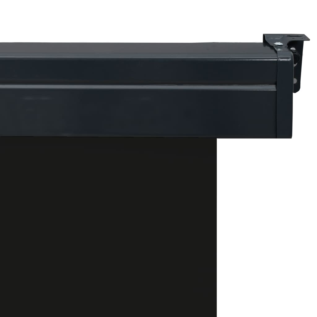 vidaXL Copertină laterală de balcon, negru, 80 x 250 cm