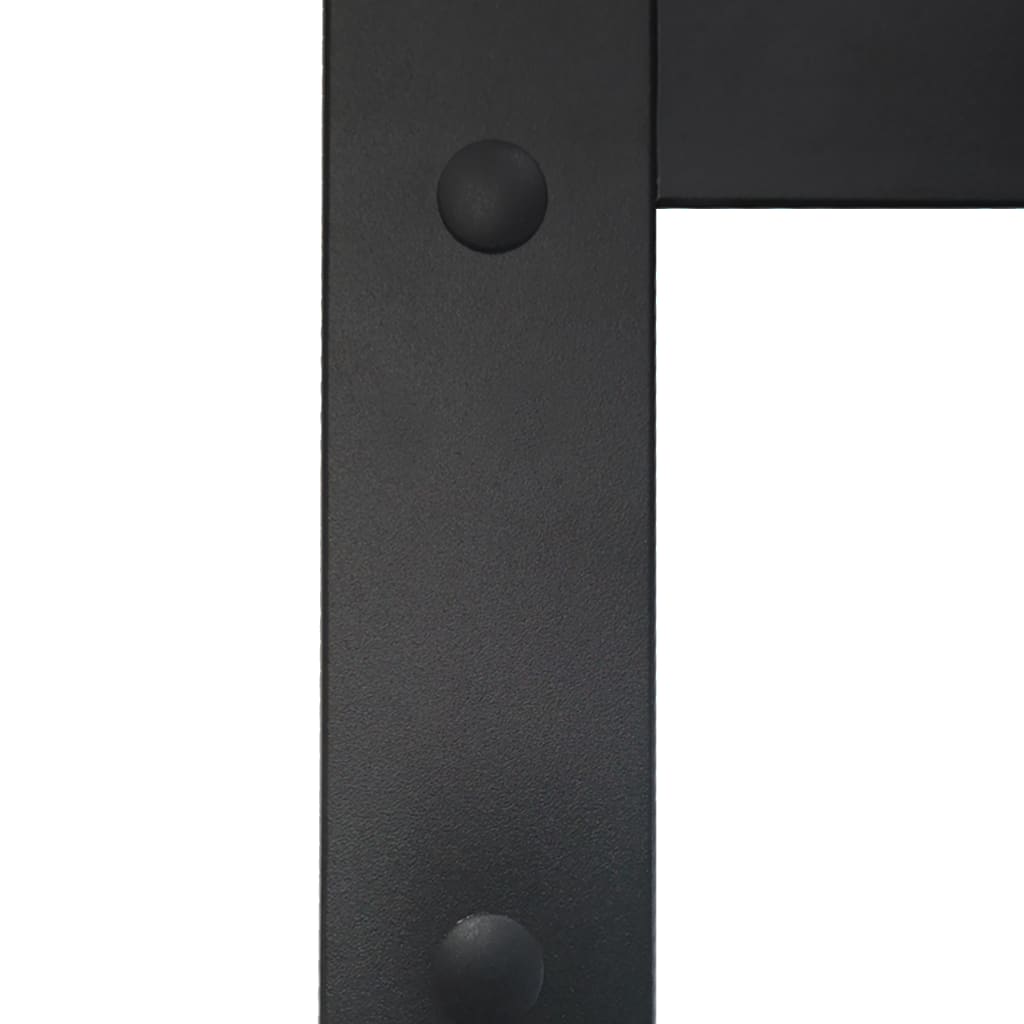 vidaXL Ușă glisantă cu feronerie, 90x205 cm, aluminiu și sticlă ESG
