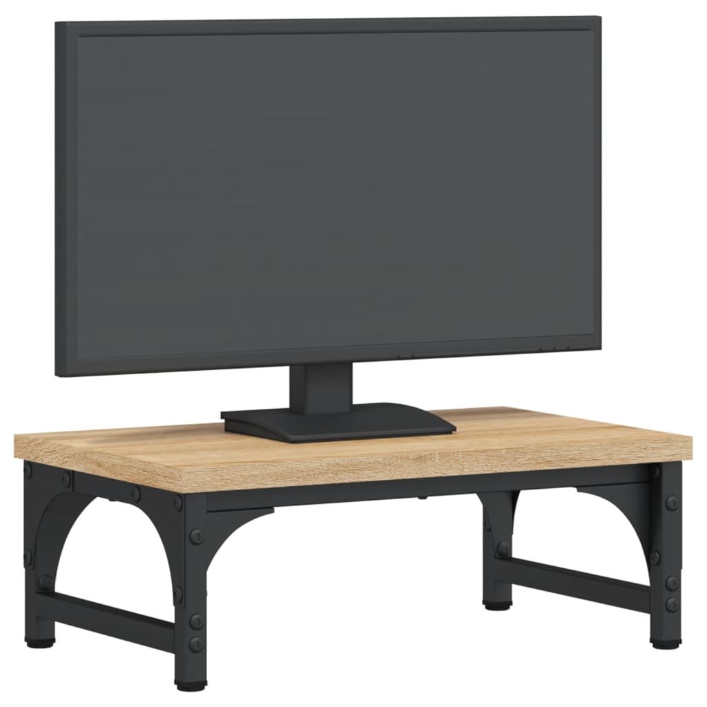 vidaXL Suport pentru monitor, stejar sonoma, 37x23x14 cm lemn compozit