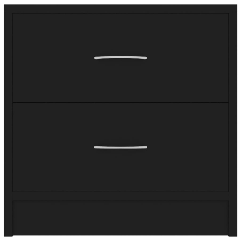vidaXL Noptieră, negru, 40 x 30 x 40 cm, PAL