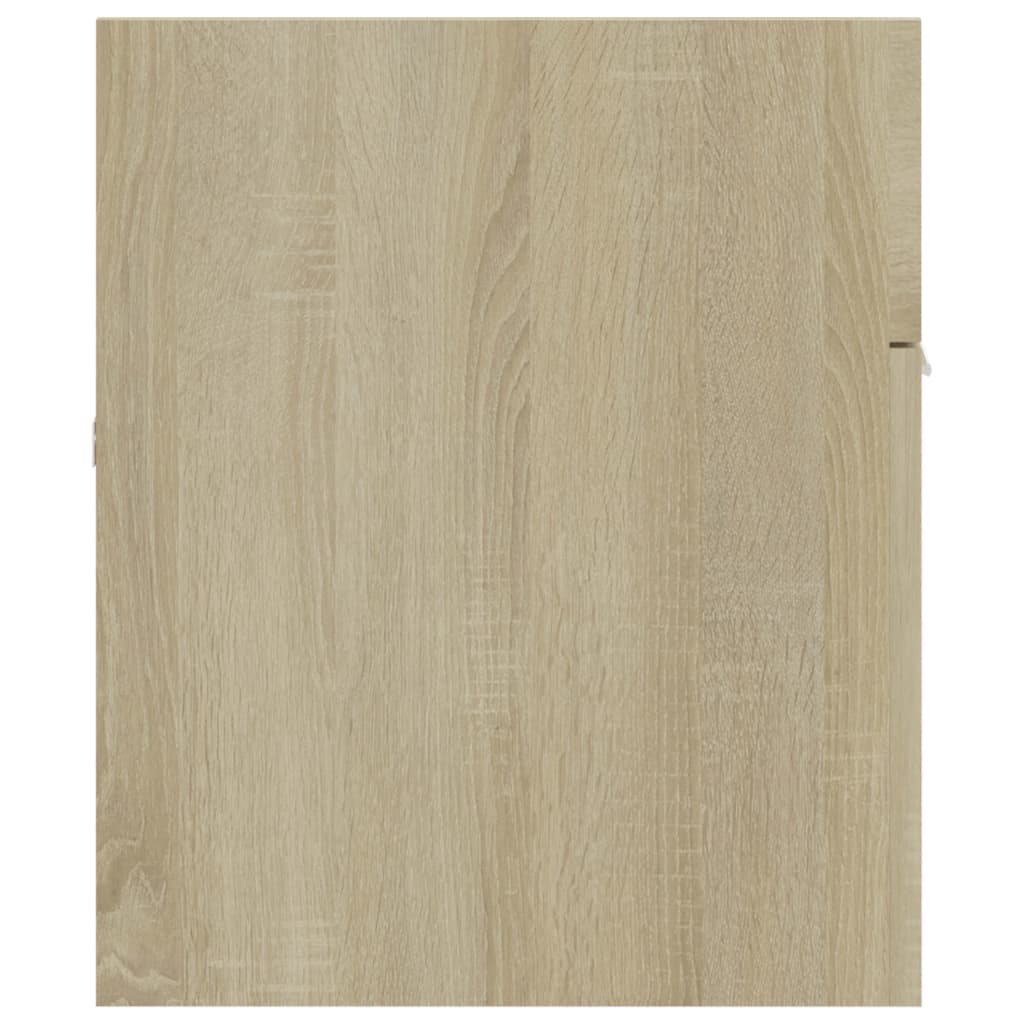 vidaXL Dulap de chiuvetă, stejar Sonoma, 100x38,5x46cm, lemn prelucrat