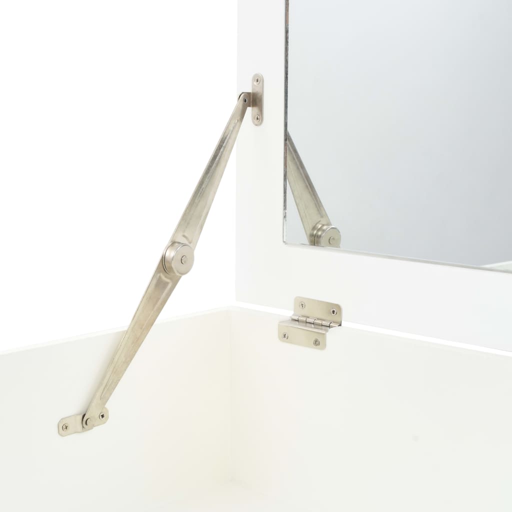 vidaXL Masă de toaletă cu oglindă, MDF, 60x50x86 cm