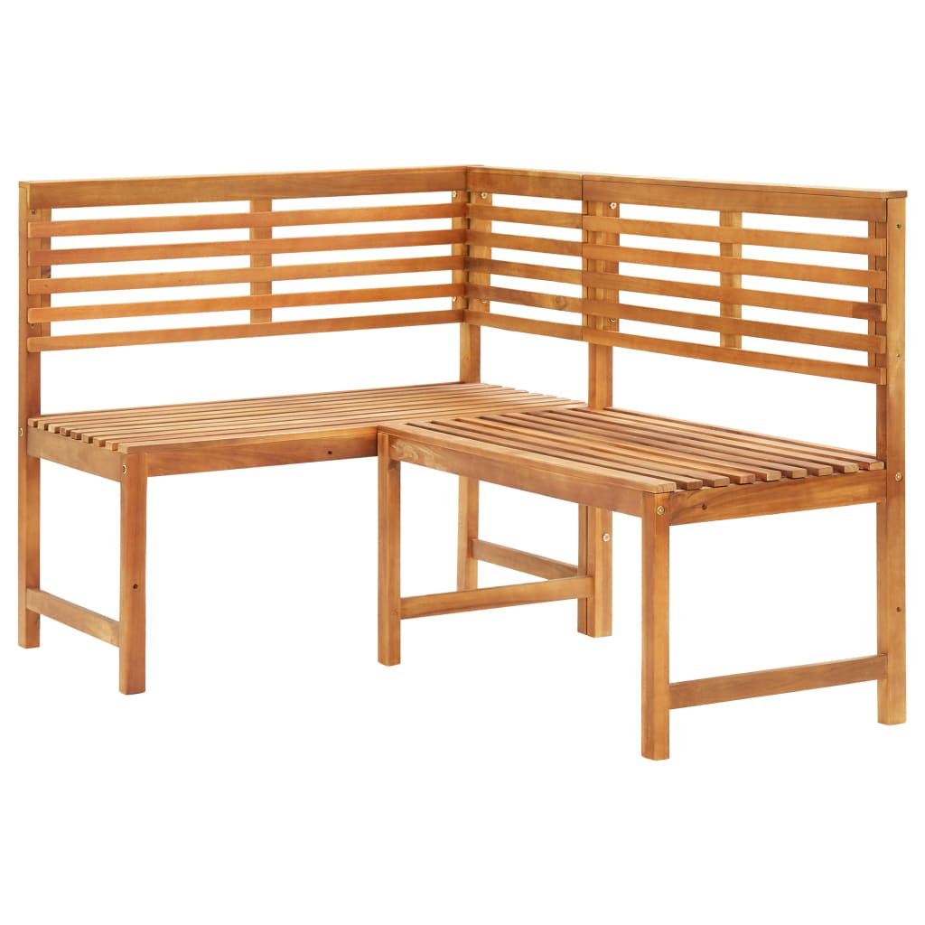 vidaXL Set mobilier de bistro, 2 piese, lemn masiv de acacia