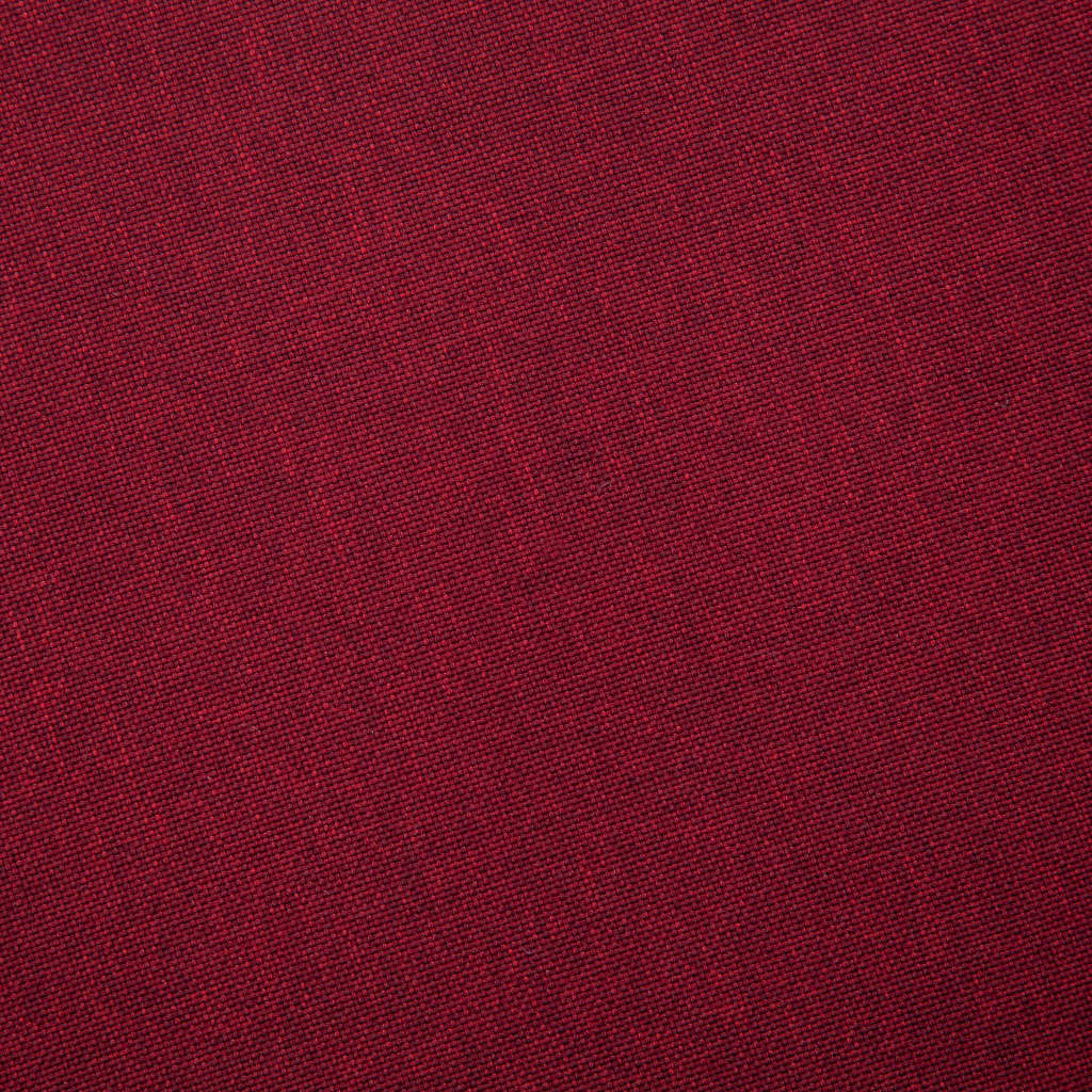 vidaXL Canapea cu 3 locuri, roșu vin, material textil