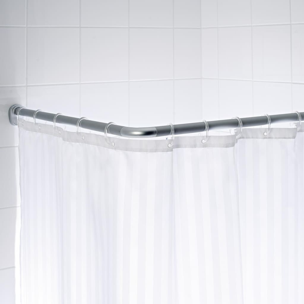 RIDDER Tijă universală de colț pentru perdeaua de duș, 90x90x2,5 cm