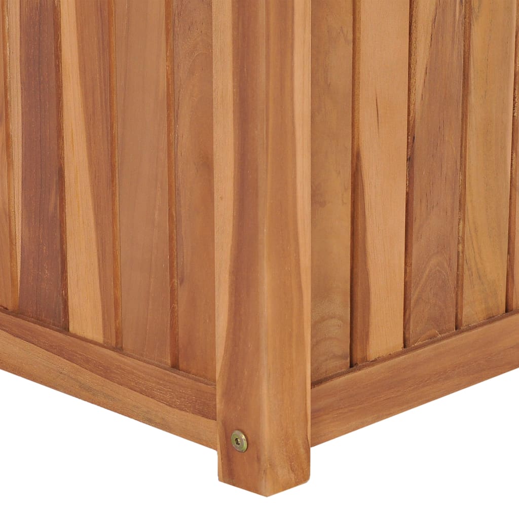 vidaXL Strat înălțat, 50 x 50 x 50 cm, lemn masiv de tec