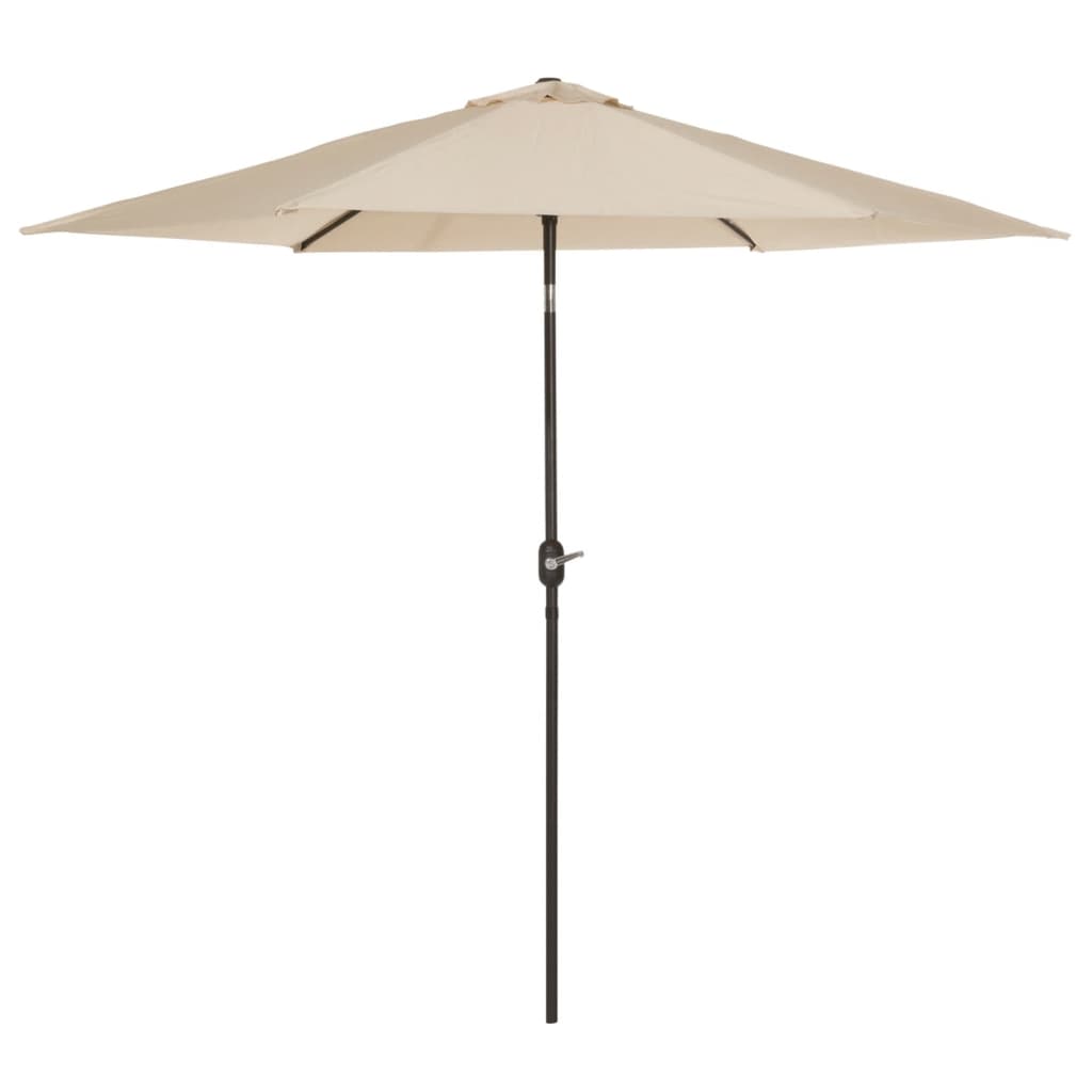 Madison Umbrelă de soare Tenerife, ecru, 300 cm, rotundă
