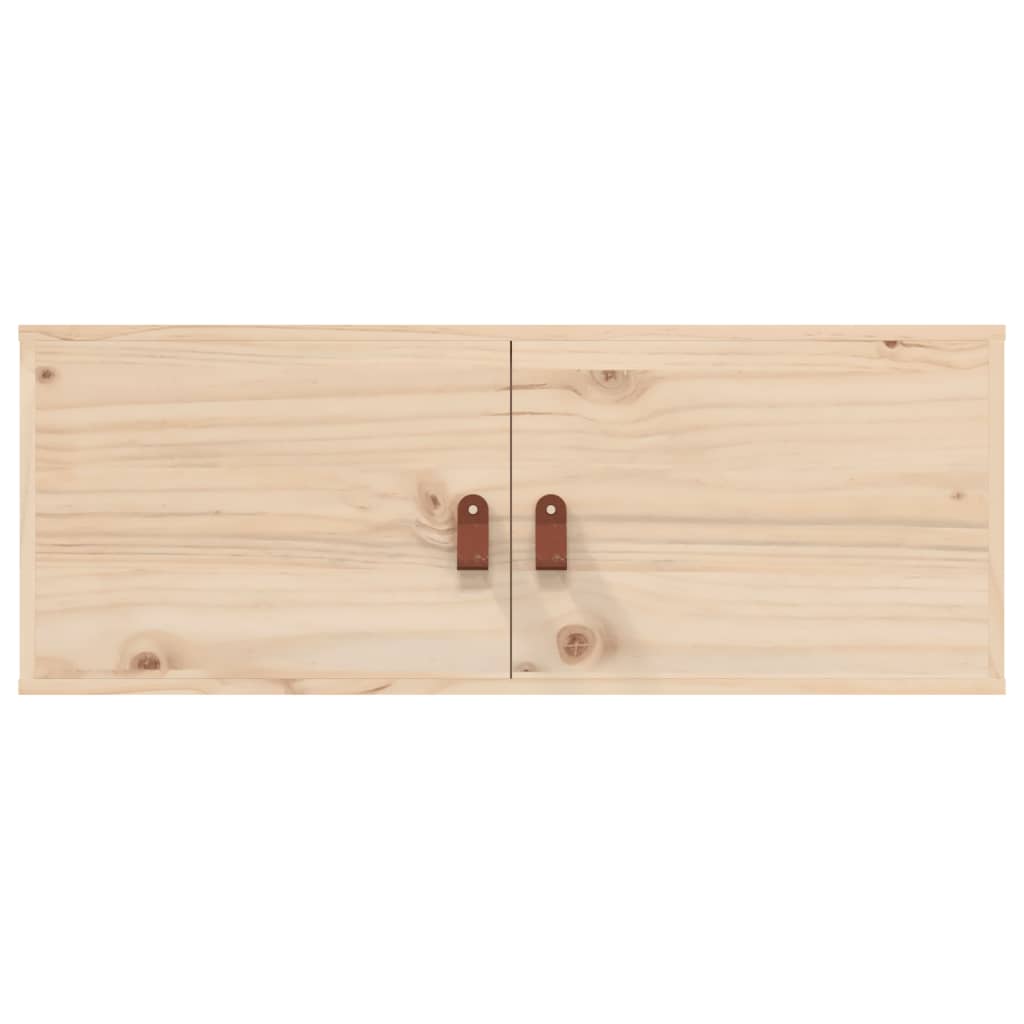 vidaXL Dulap de perete, 80x30x30 cm, lemn masiv de pin