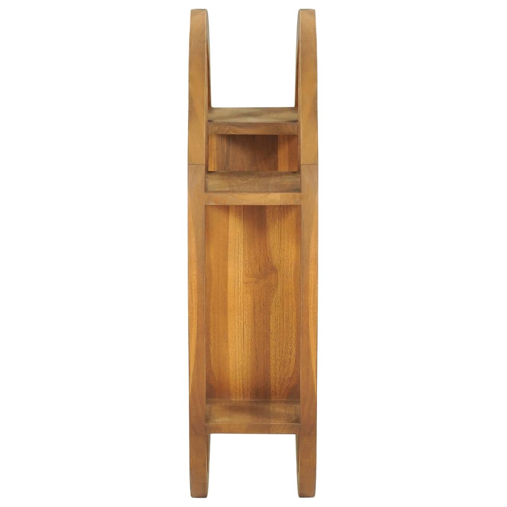 vidaXL Raft de perete Yin Yang, 60x15x60 cm, lemn masiv de tec