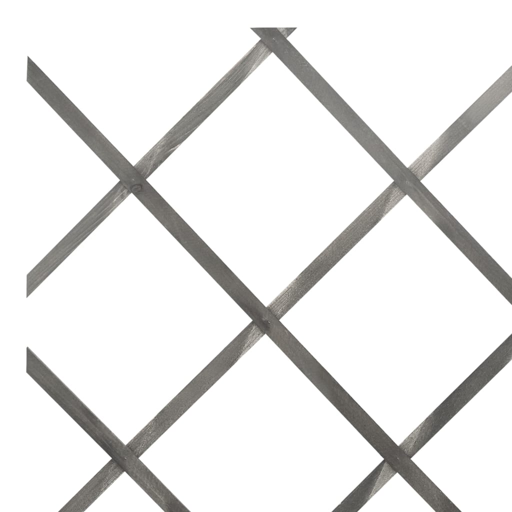 vidaXL Garduri din spalier, 5 buc., gri, 180x30 cm, lemn masiv de brad