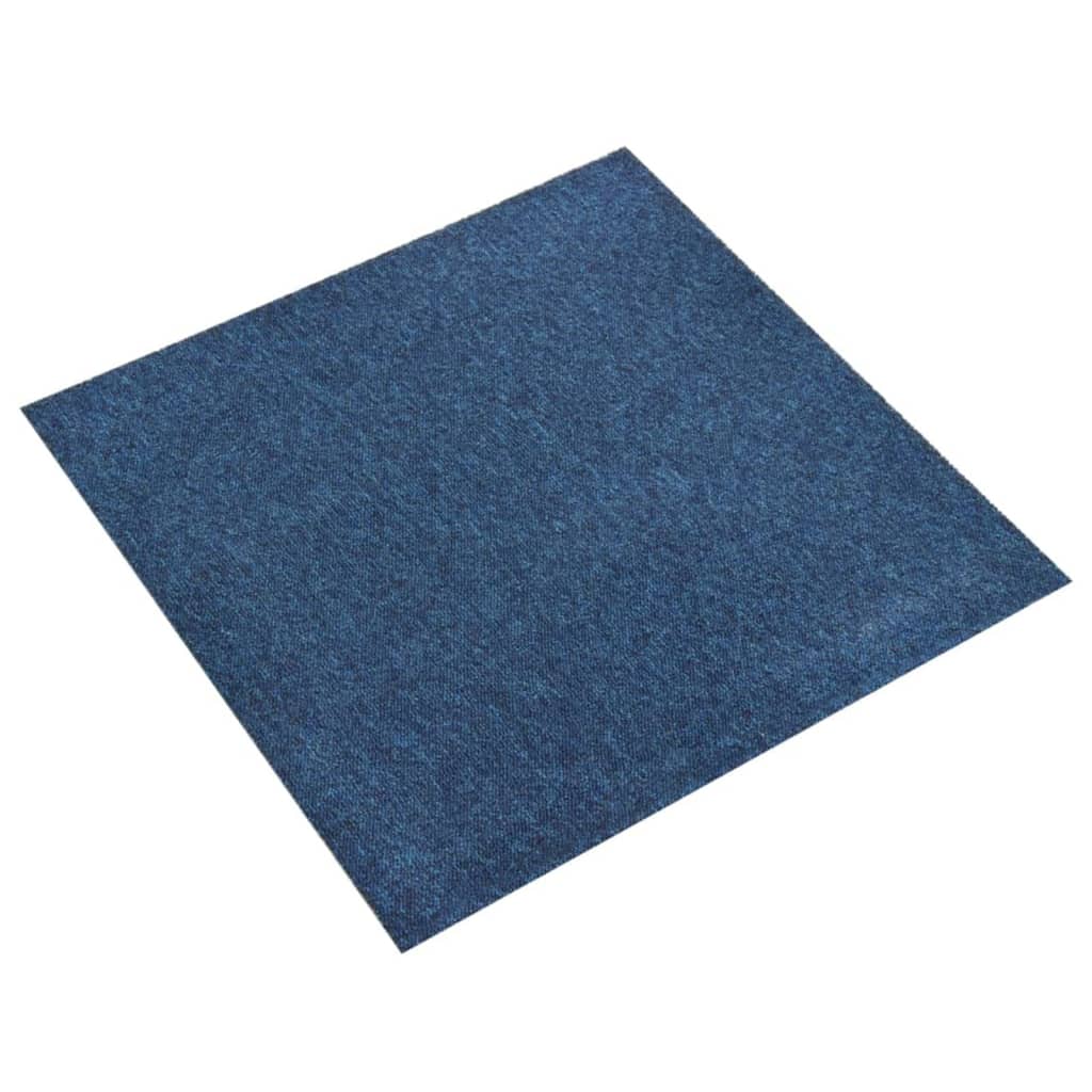 vidaXL Plăci de pardoseală, 20 buc., albastru închis, 50 x 50 cm, 5 m²
