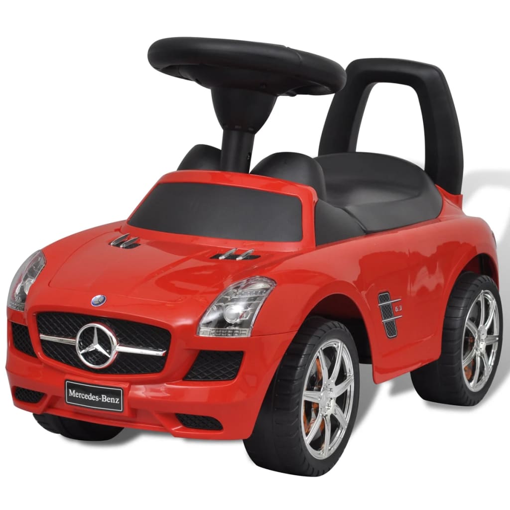 Mașină pentru copii fără pedale Mercedes Benz Roșu