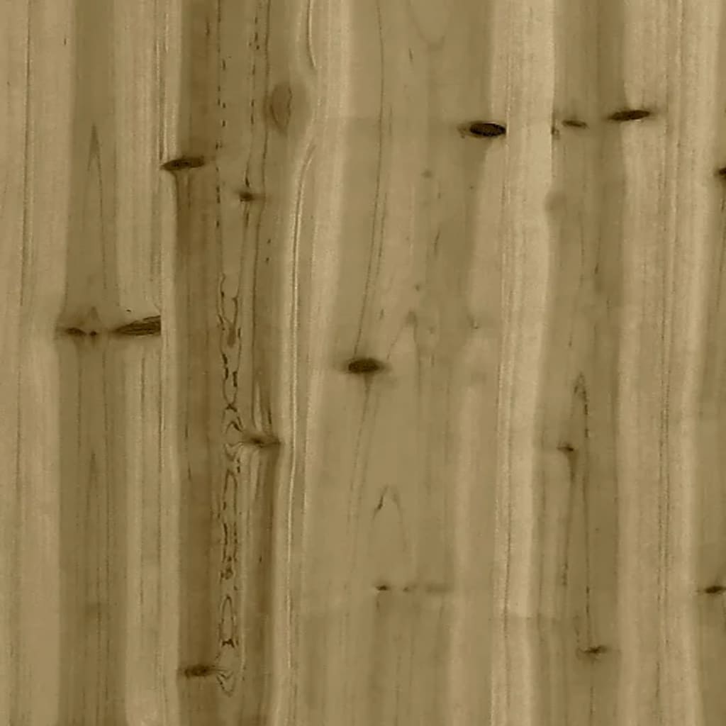 vidaXL Canapea de mijloc, 120x80 cm, lemn de pin impregnat