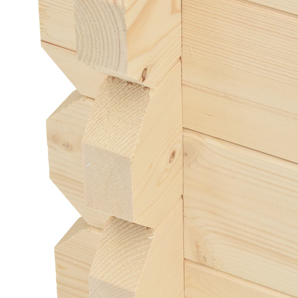 vidaXL Strat înălțat, 42 mm, 100 x 50 x 87,8 cm, lemn masiv de molid