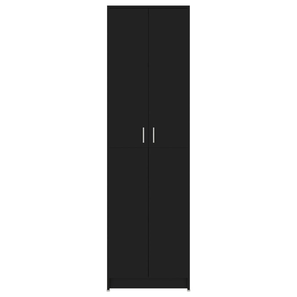 vidaXL Șifonier de hol, negru, 55 x 25 x 189 cm, PAL
