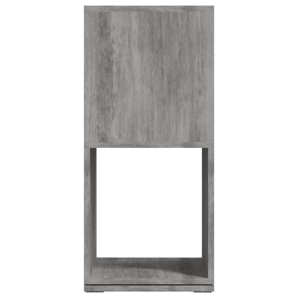 vidaXL Dulap rotativ, gri beton, 34,5x34,5x75,5 cm, lemn prelucrat