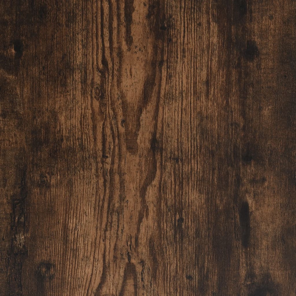 vidaXL Bancă depozitare stejar fumuriu, 85,5x42x73,5 cm lemn prelucrat