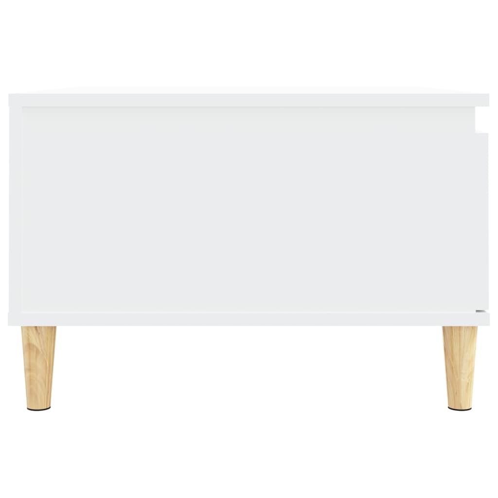 vidaXL Măsuță de cafea, alb, 55x55x36,5 cm, lemn prelucrat