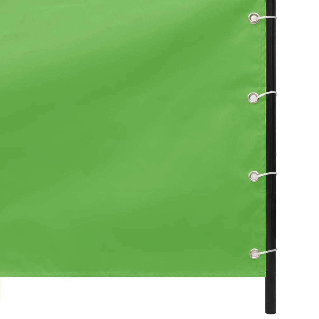 vidaXL Paravan de balcon, verde deschis, 80x240 cm, țesătură oxford