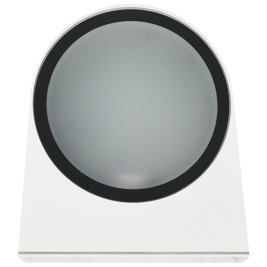 vidaXL Lampă de perete pentru exterior, 2 buc., alb, 11 W, rotundă