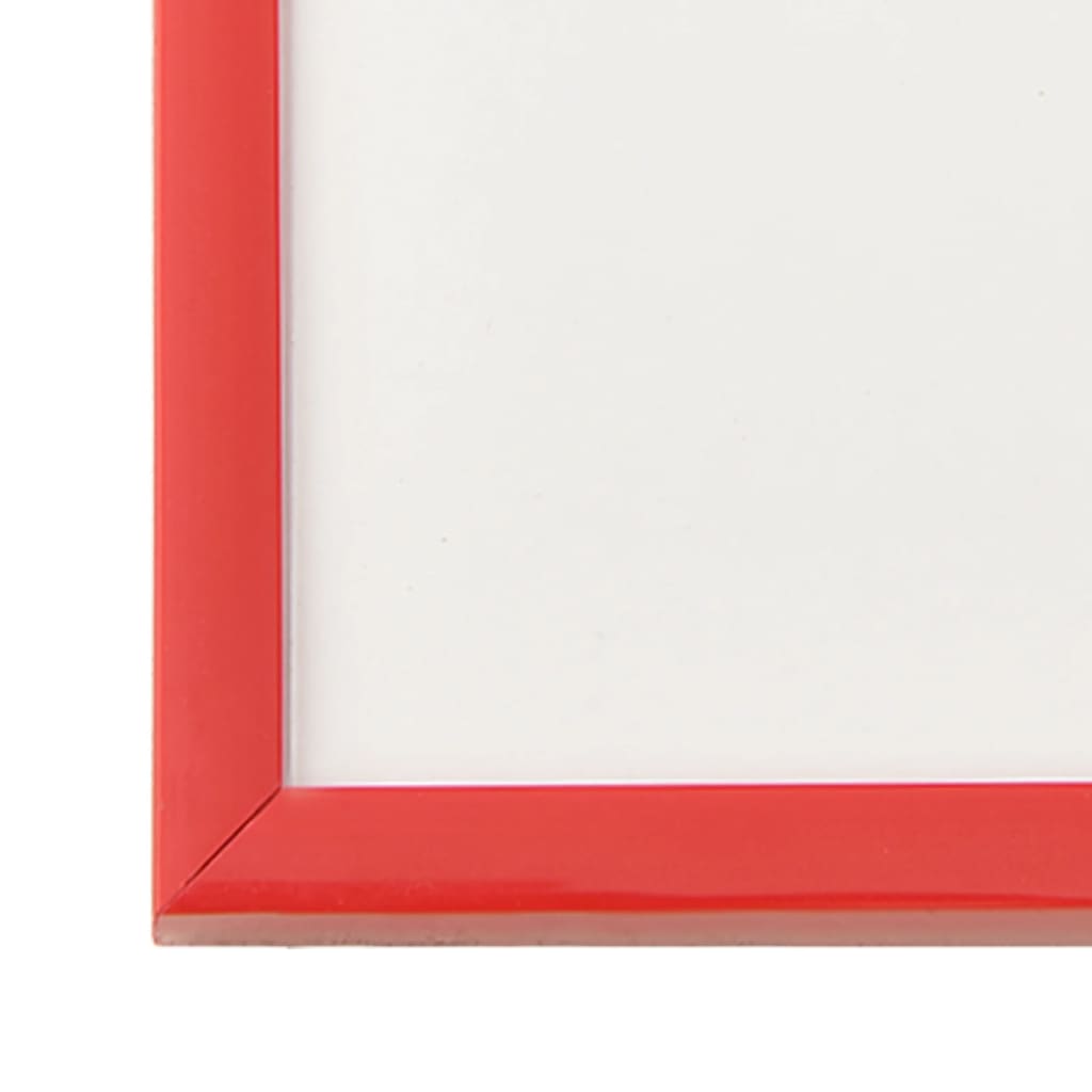 vidaXL Rame foto colaj pentru perete/masă, 3 buc., roșu, 20x20 cm, MDF