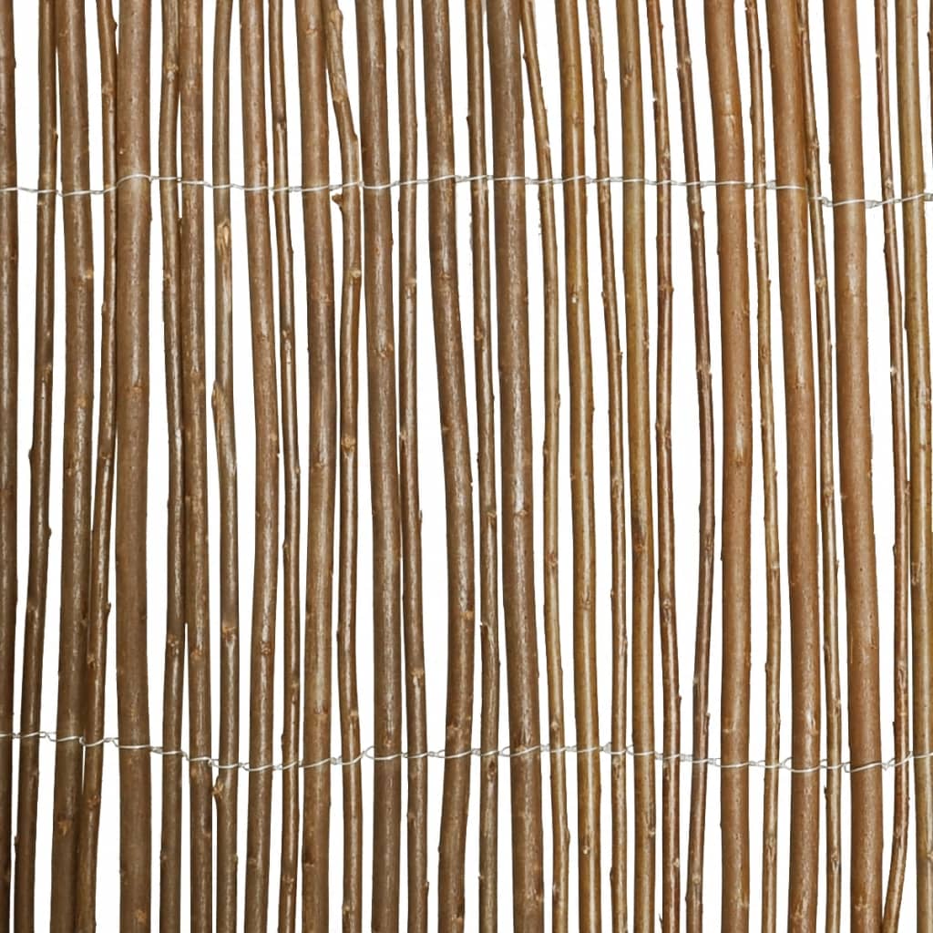 vidaXL Gard din salcie, 500 x 100 cm