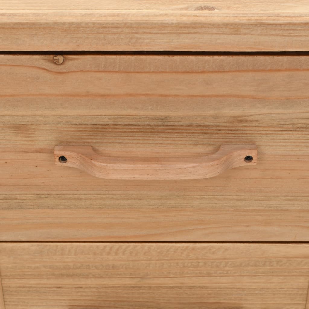 vidaXL Noptieră din lemn masiv de brad, 50x35x57 cm