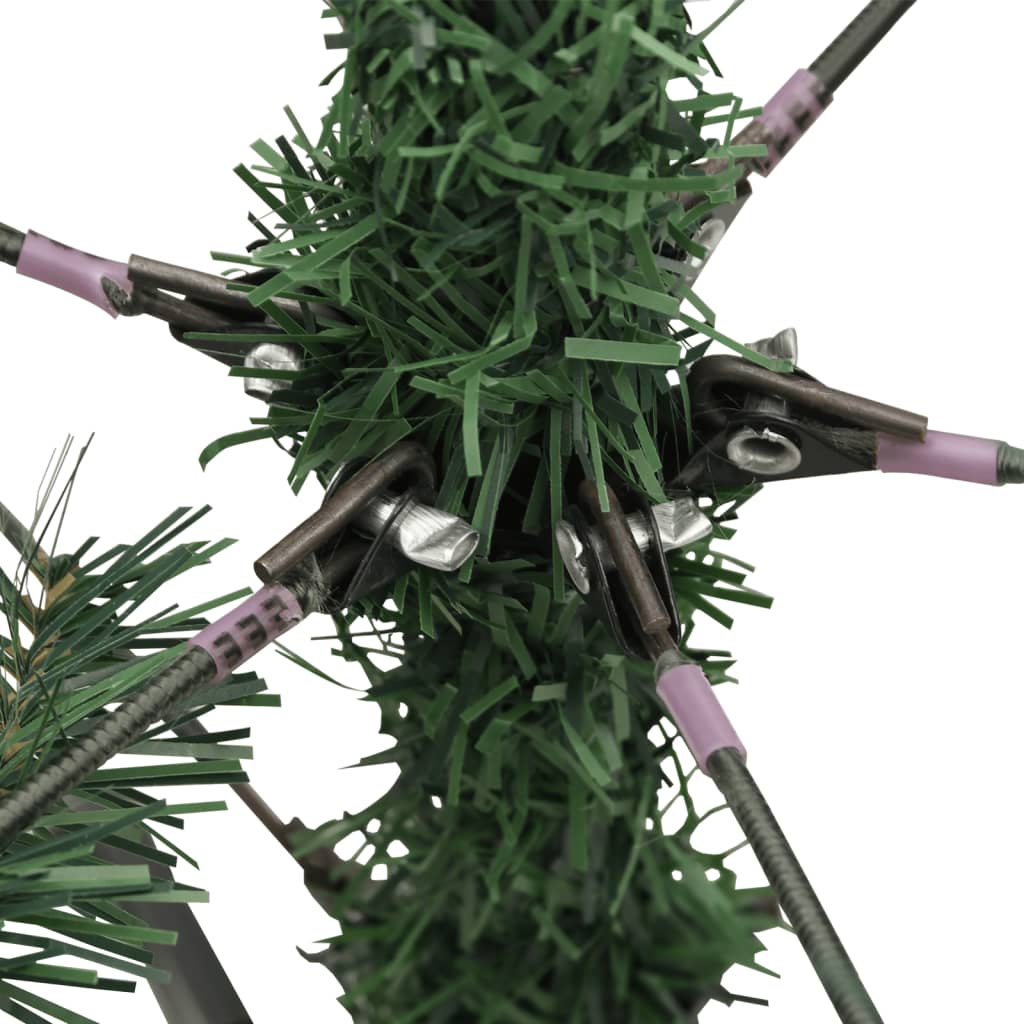 vidaXL Brad de Crăciun artificial cu conuri și balamale, 180 cm