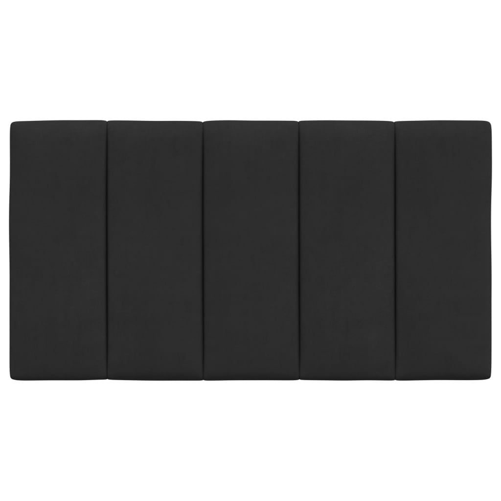 vidaXL Pernă tăblie de pat, negru, 80 cm, catifea
