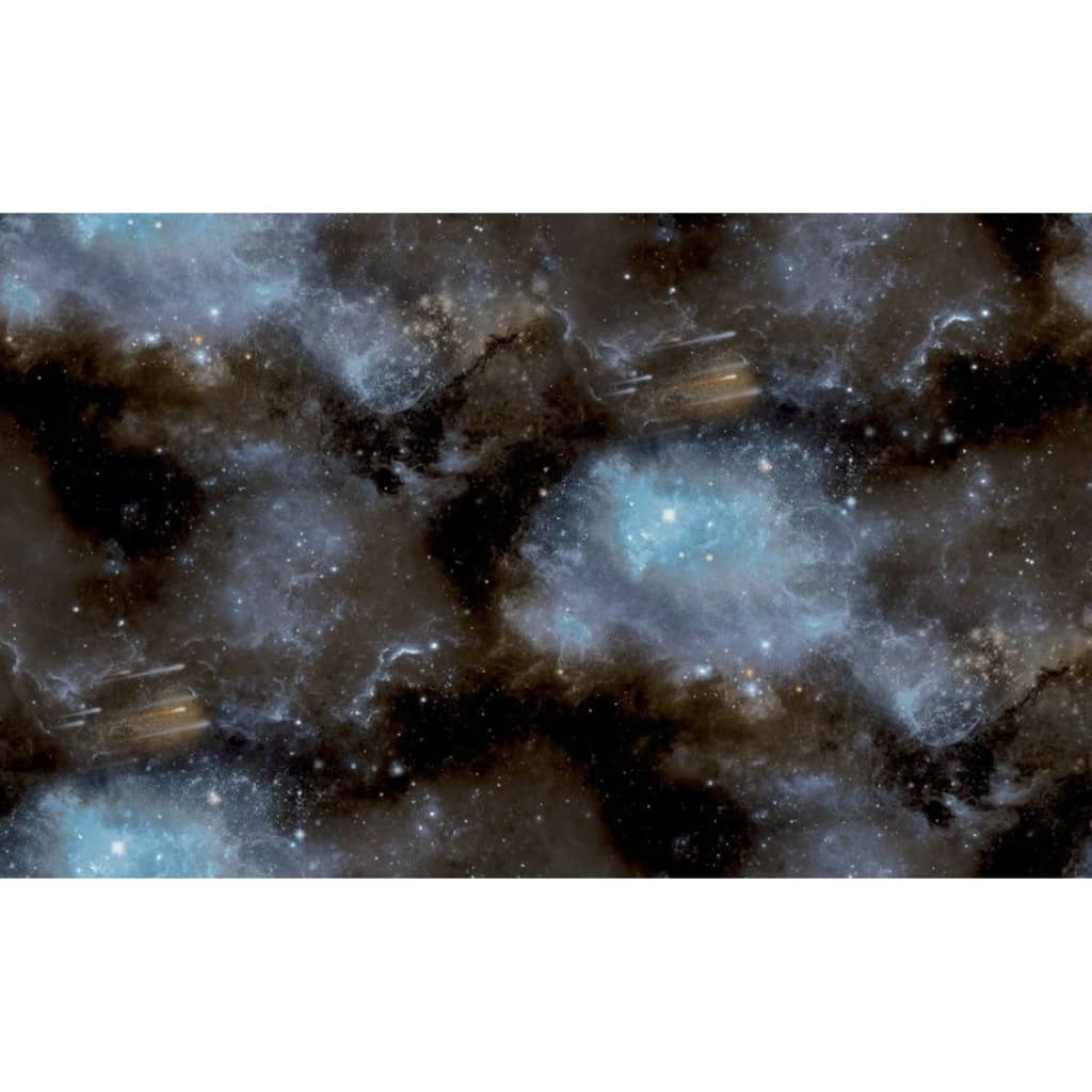 Noordwand Tapet "Good Vibes Galaxy with Stars", albastru și negru