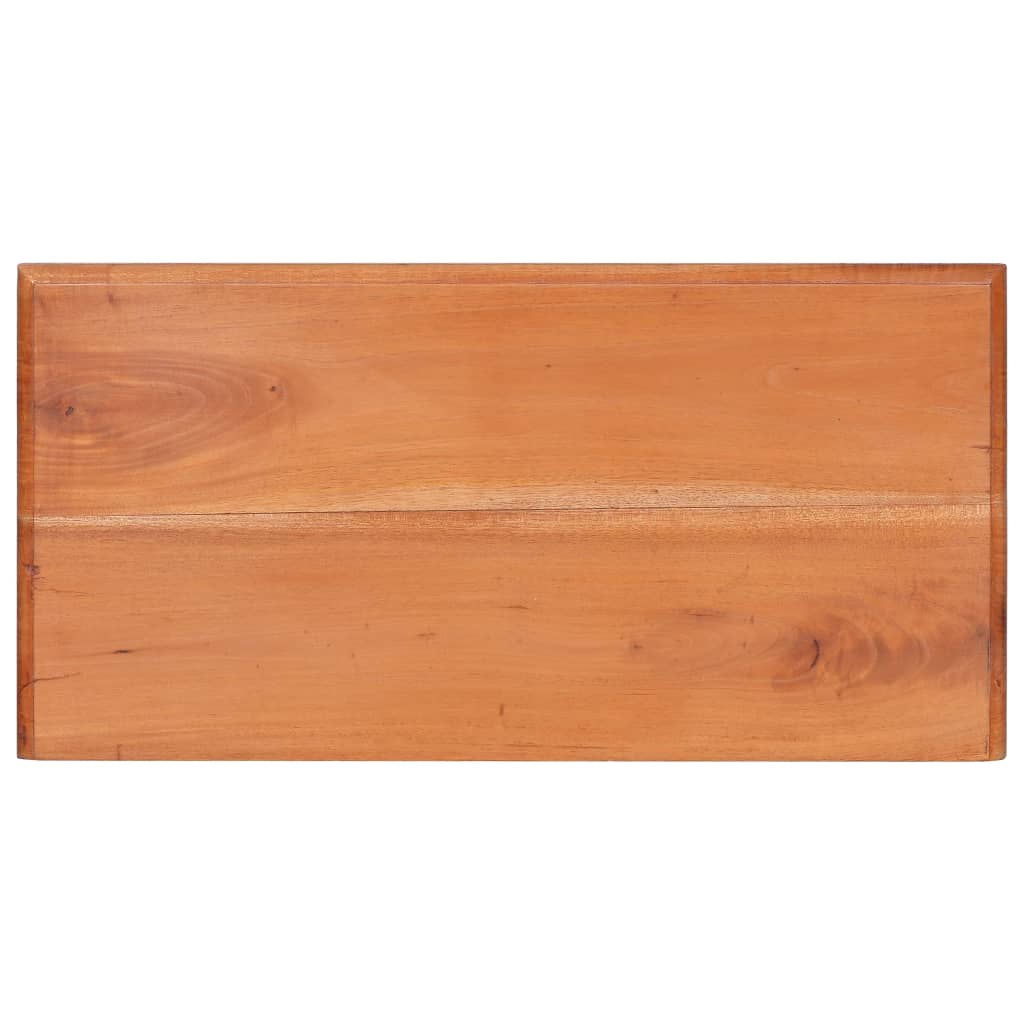vidaXL Comodă cu sertare, lemn masiv de mahon