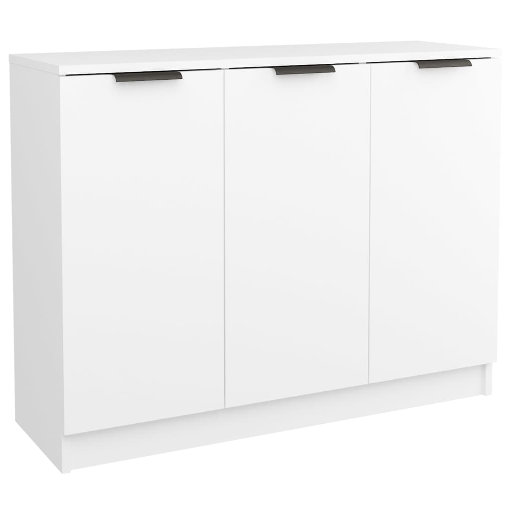 vidaXL Servantă, alb, 90,5x30x70 cm, lemn prelucrat