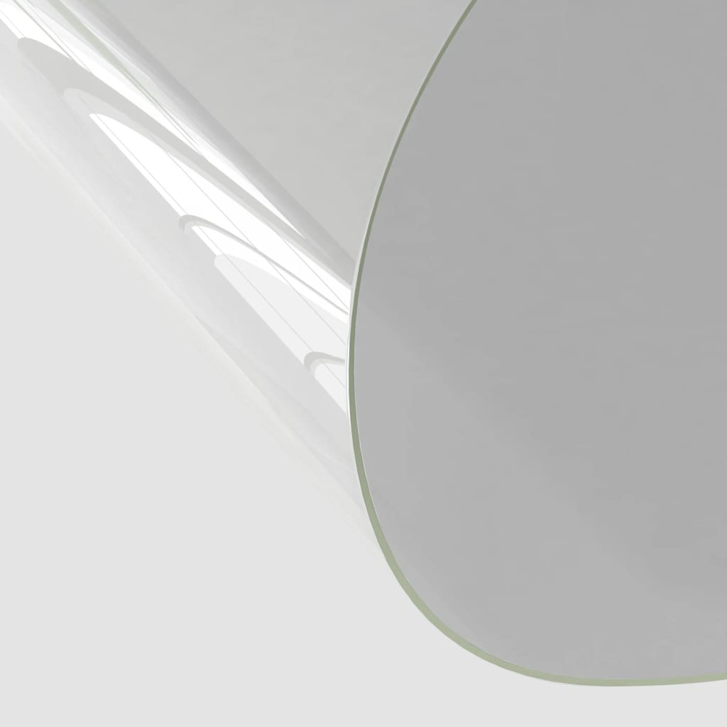 vidaXL Folie de protecție masă, transparent, Ø 80 cm, PVC, 2 mm