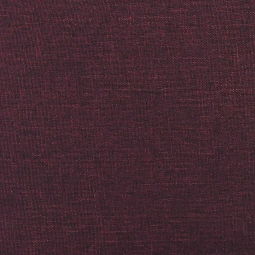vidaXL Scaun de birou pivotant, violet, material textil