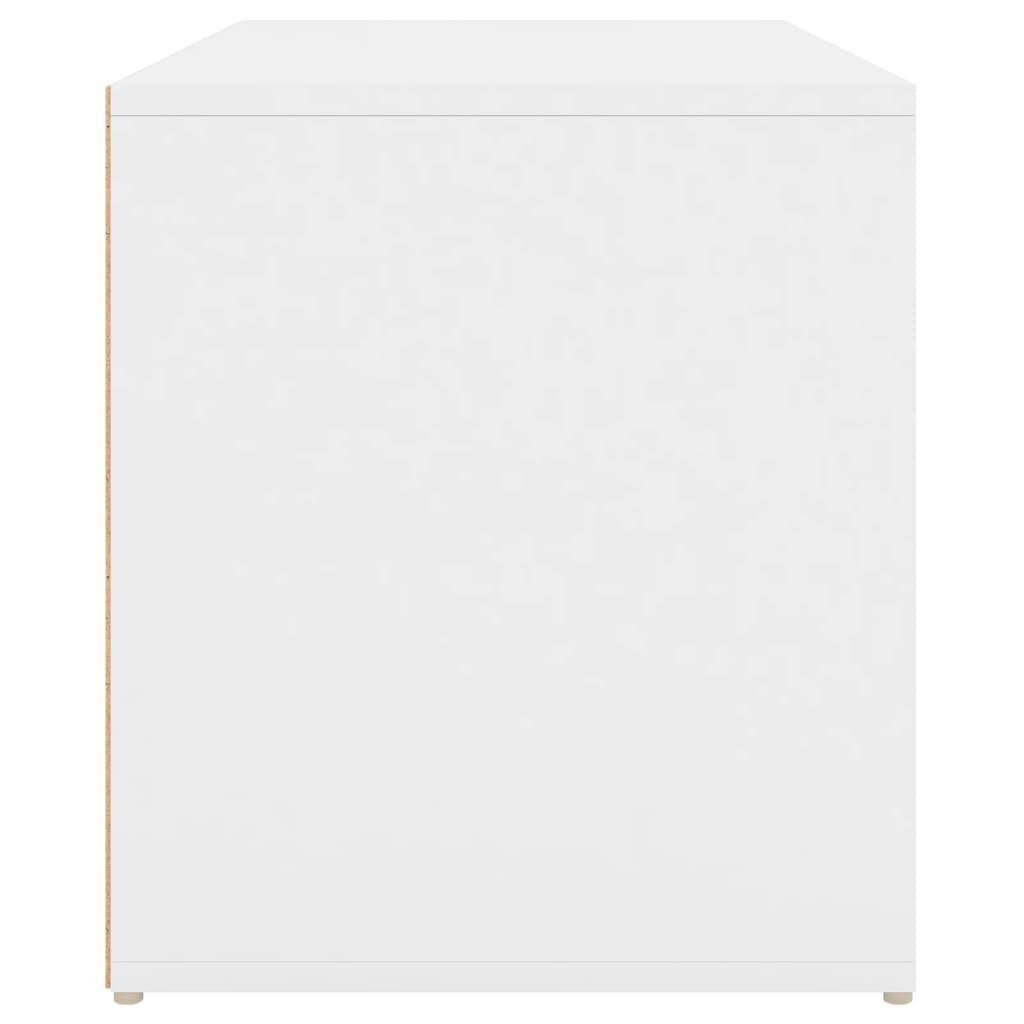 vidaXL Bancă de hol, alb, 80x40x45 cm, PAL