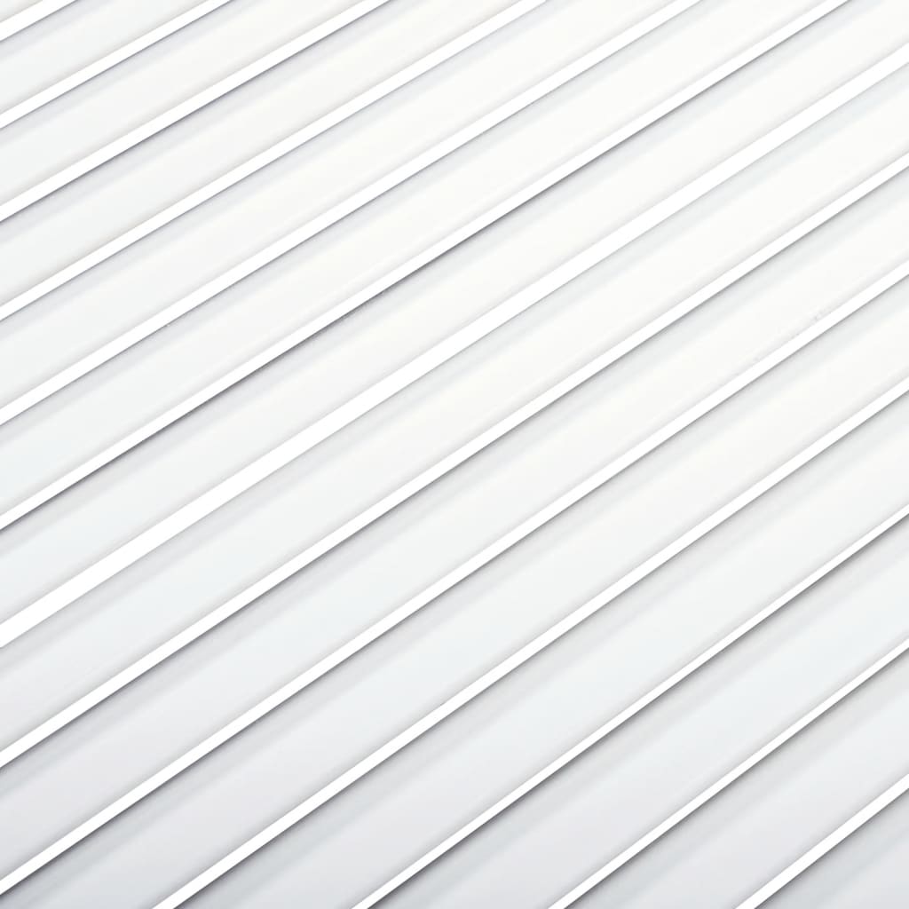vidaXL Uși dulap design lambriu 4 buc. alb 99,3x59,4 cm lemn masiv pin