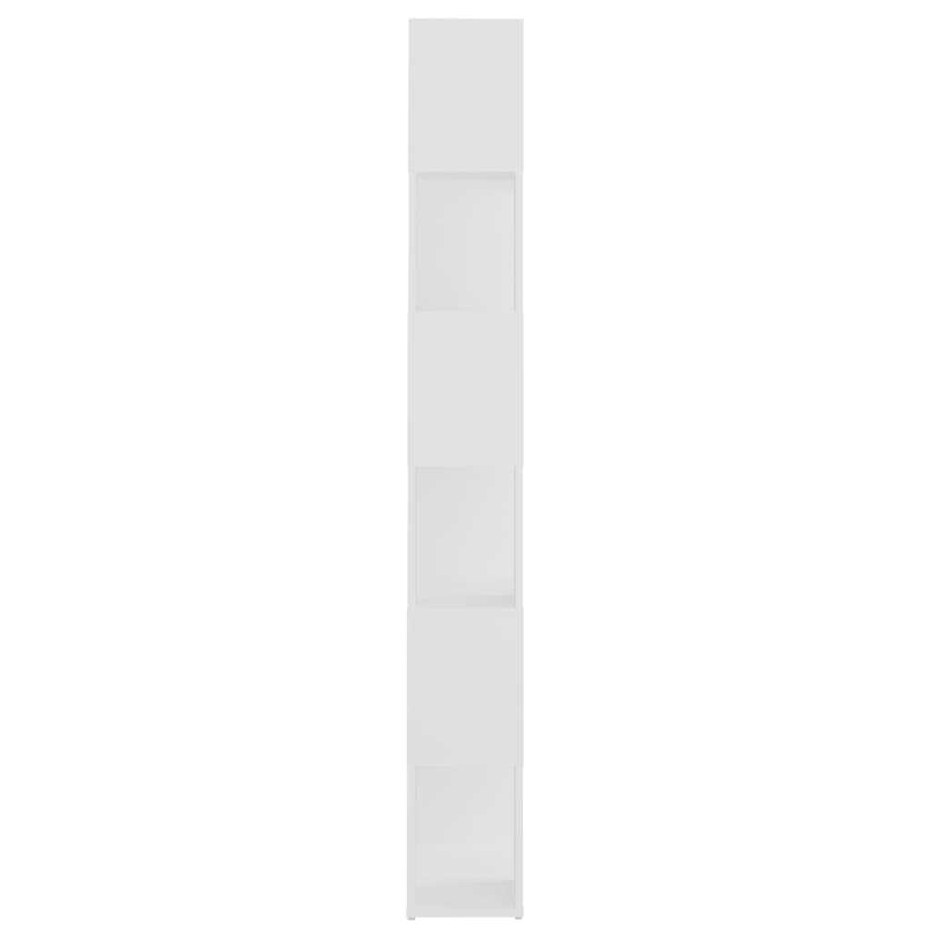 vidaXL Bibliotecă/Separator cameră, alb, 60x24x186 cm