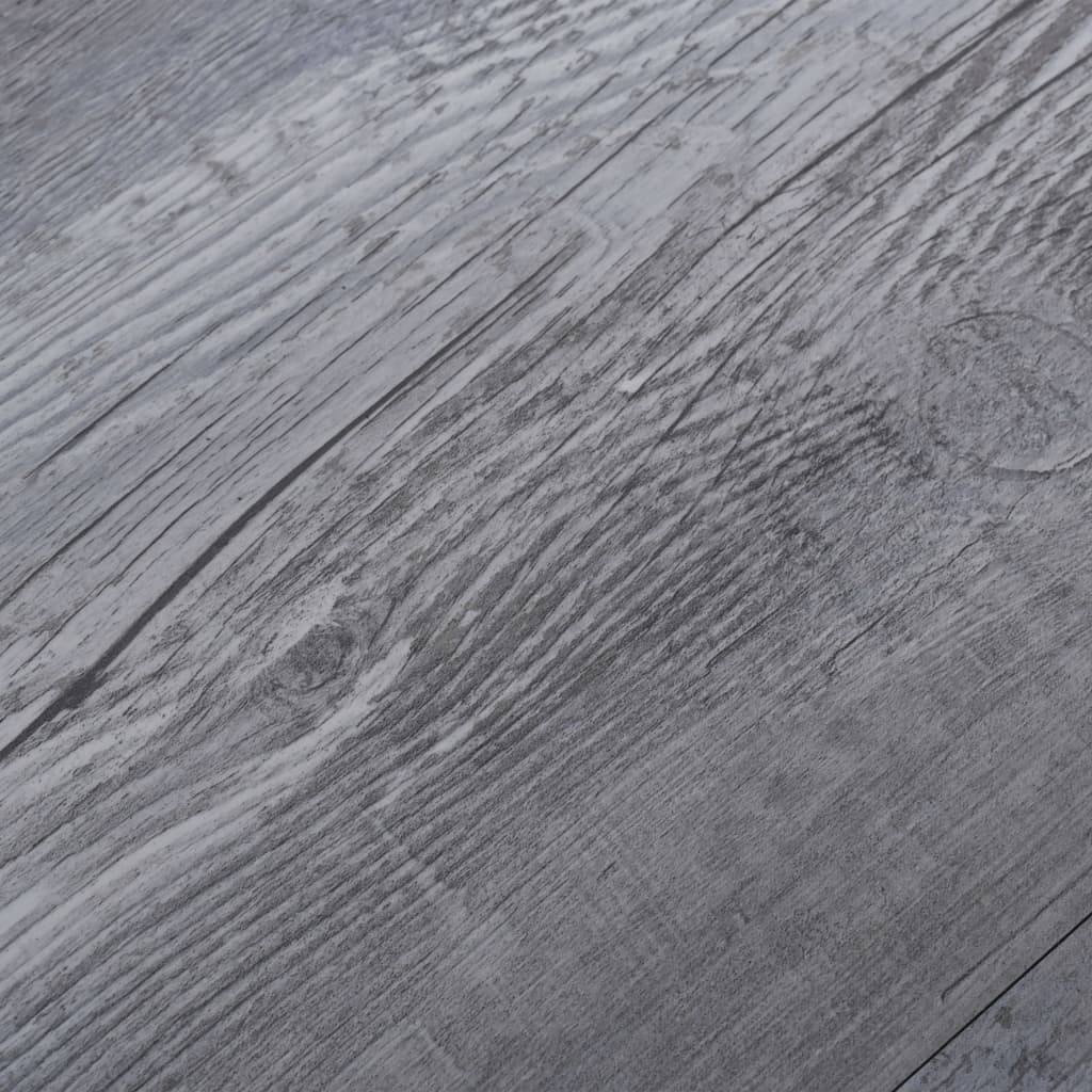 vidaXL Plăci pardoseală autoadezive, lemn gri mat, 2,51 m², 2 mm, PVC