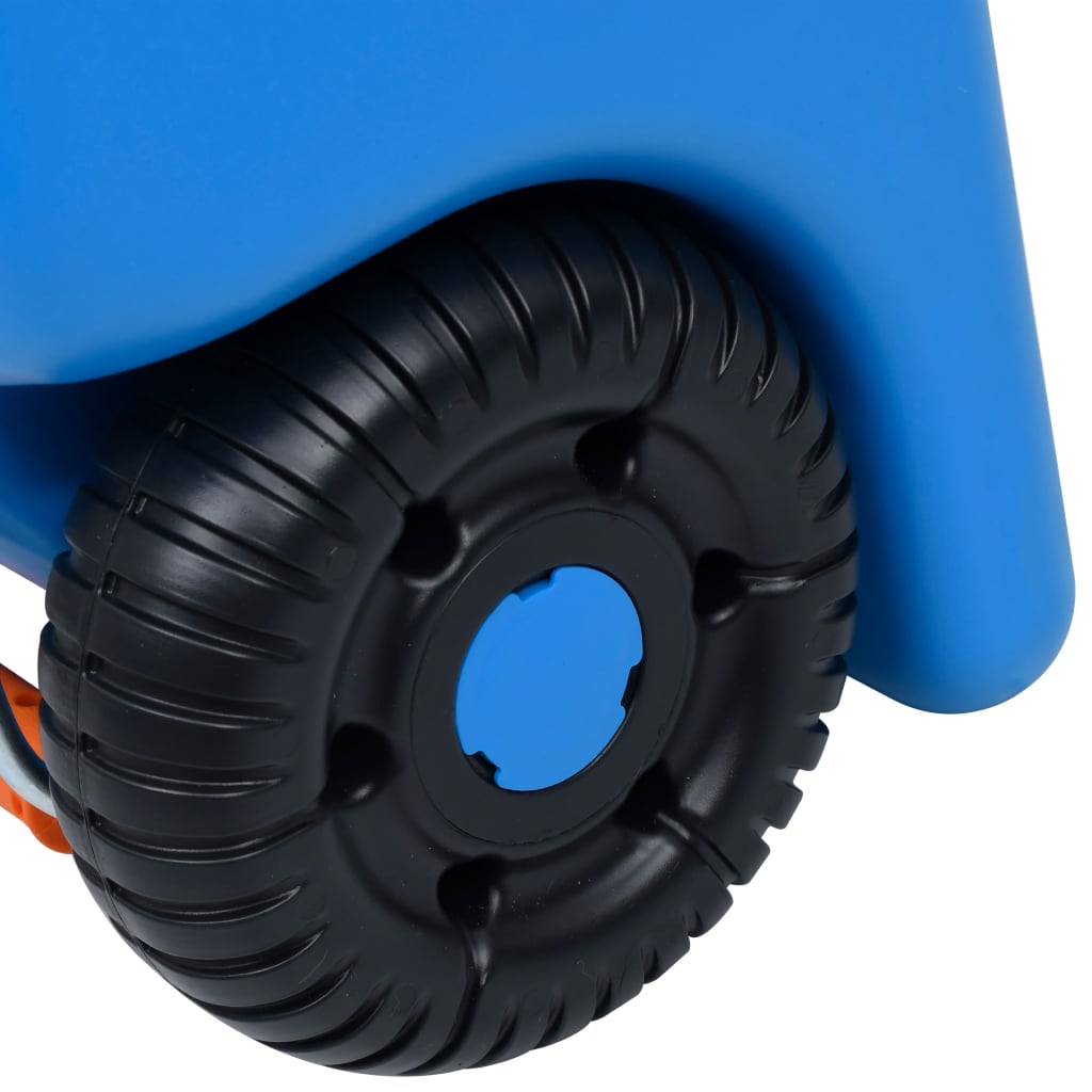 vidaXL Rezervor de apă cu roți pentru camping, albastru, 25 L