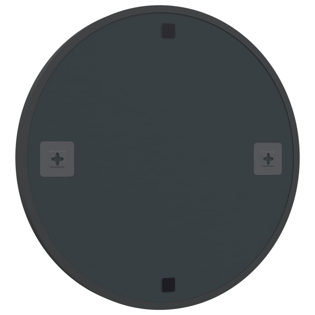vidaXL Oglindă de perete, negru, 60 cm