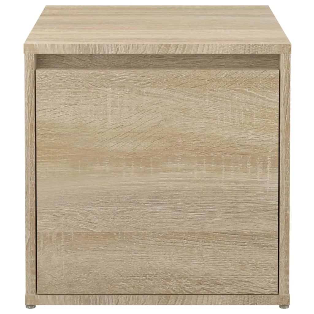 vidaXL Cutie cu sertar, stejar sonoma, 40,5x40x40 cm, lemn compozit