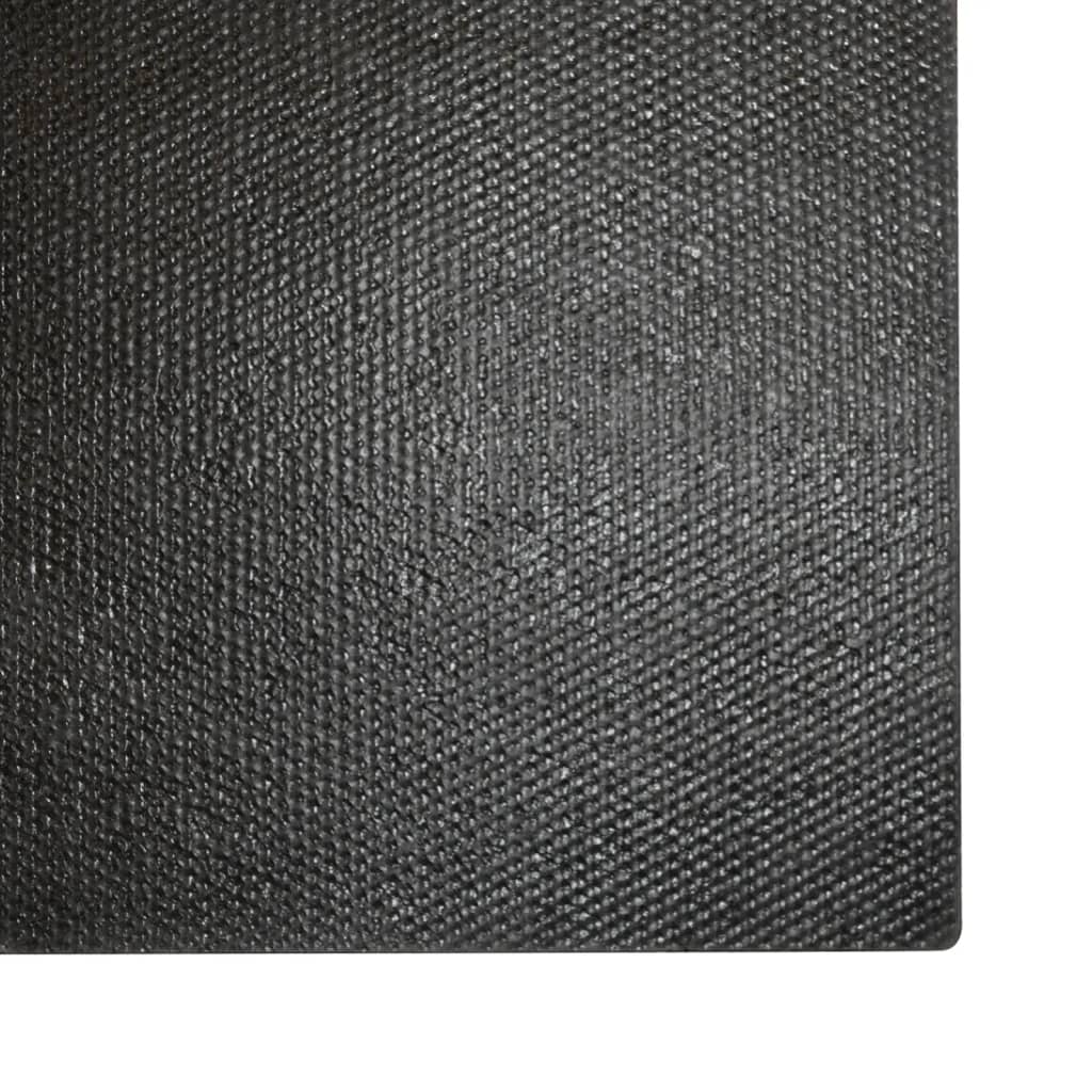 vidaXL Covoraș de ușă, negru, 40x60 cm, fibre de cocos