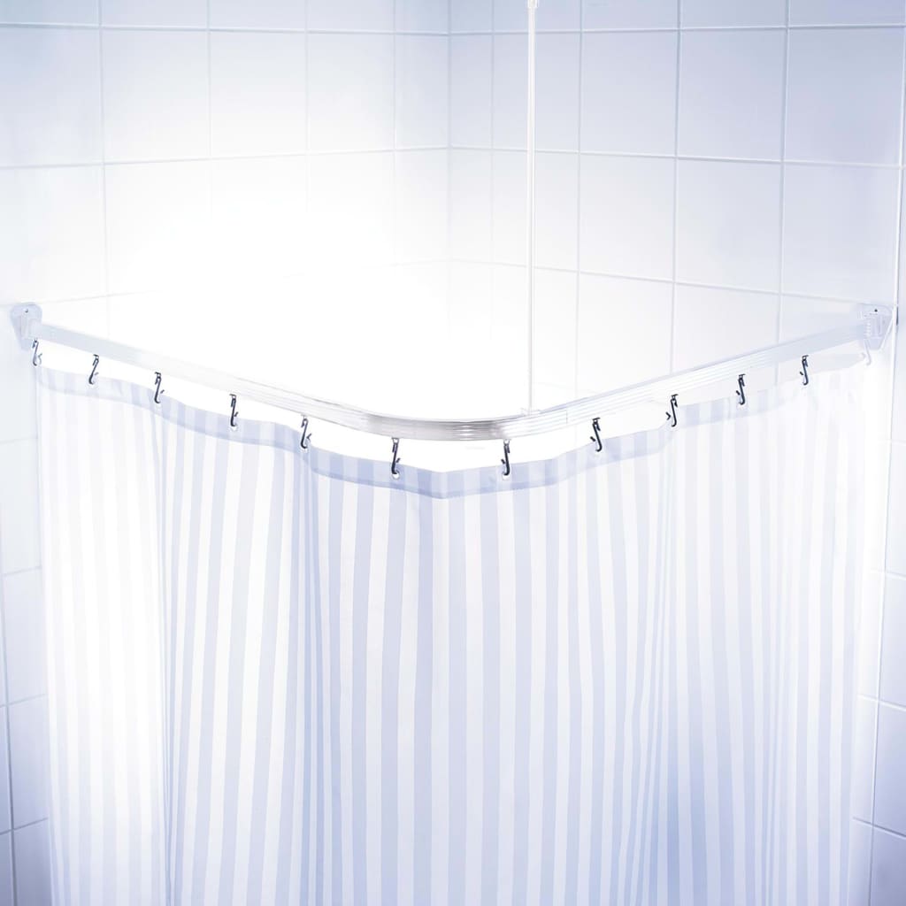 RIDDER Șină universală pentru perdea de duș, alb, 160x70 cm