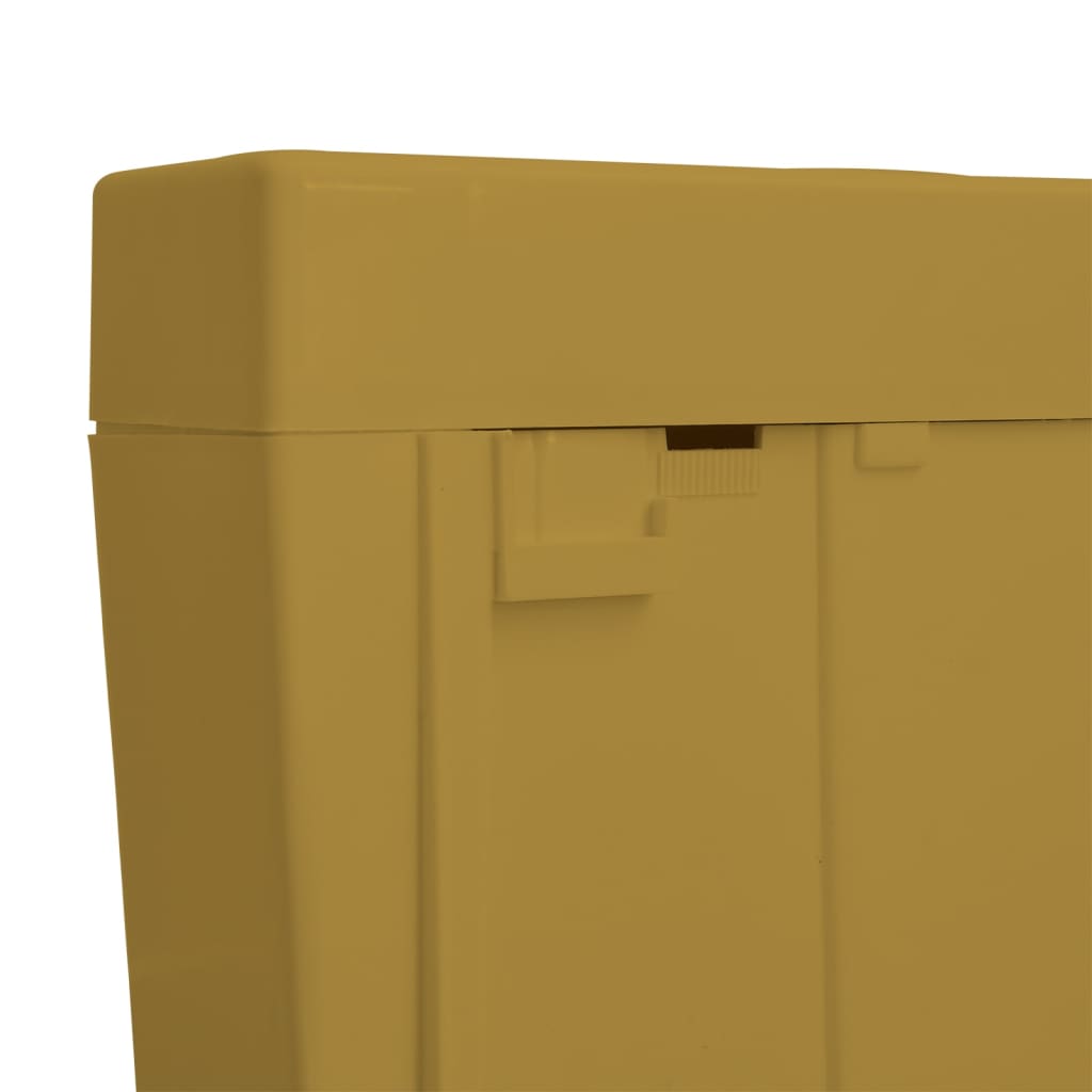 vidaXL Rezervor pentru vas de toaletă, 3/6 L, galben curry