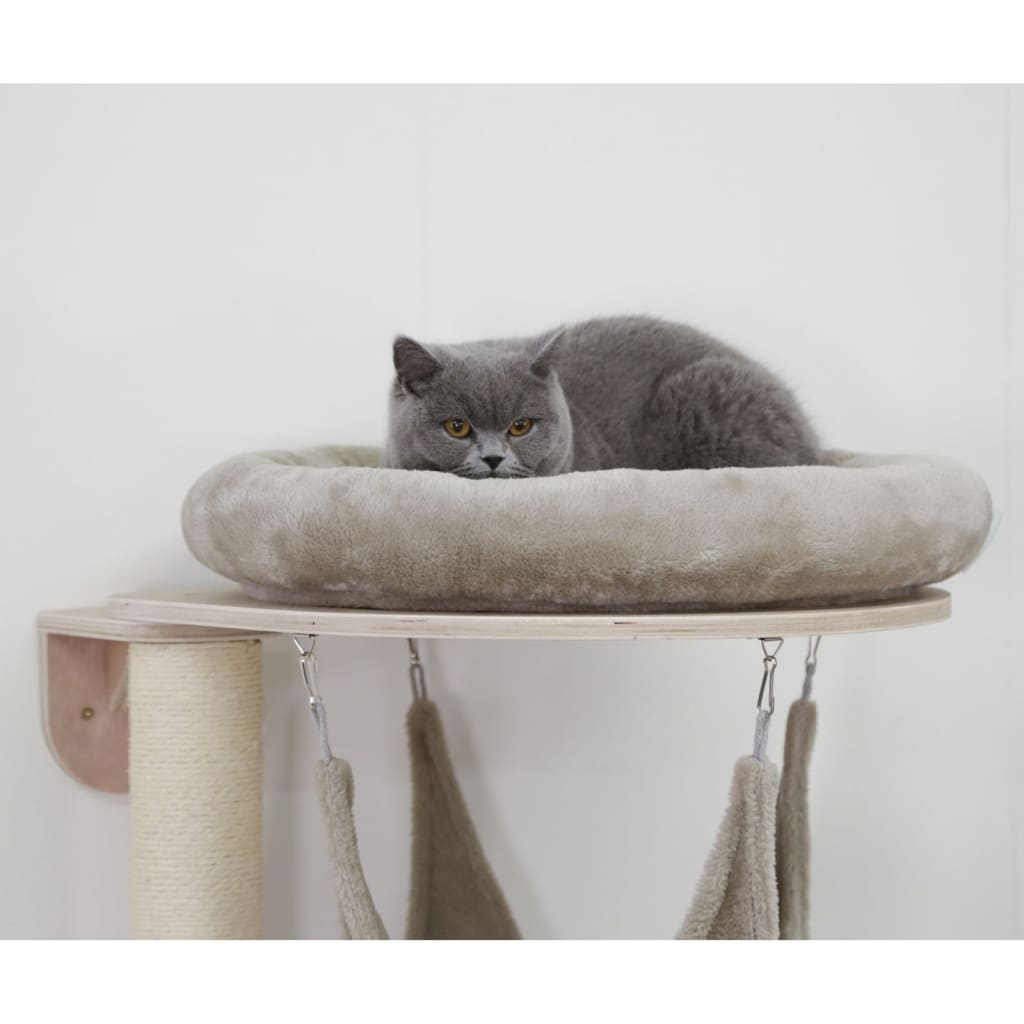 Kerbl Ansamblu pentru pisici de perete Dolomit Grappa gri taupe 158 cm