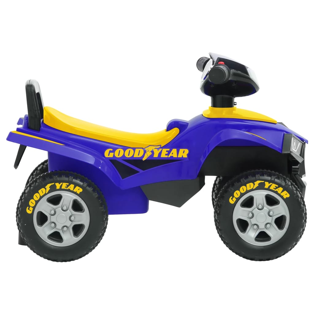 vidaXL ATV ride-on pentru copii Good Year, albastru
